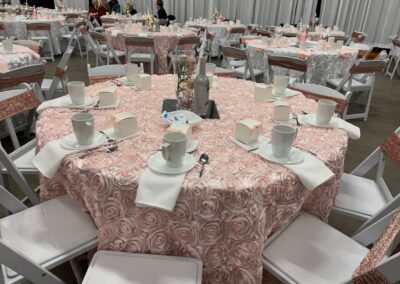 Ponoka Festival of Trees table setting